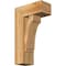Ekena Millwork Imperial Block Rough Sawn Bracket w/ Offset Brace, Western Red Cedar, 8"W x 18"D x 30"H BKT0806X18X30IMP05RWR - alternate 1
